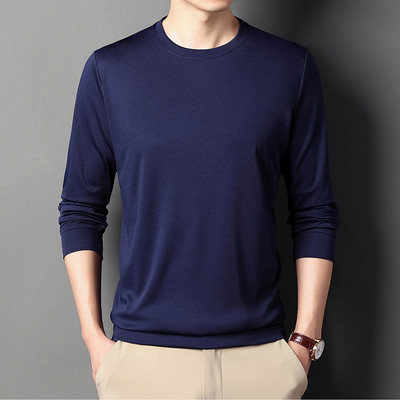 Ανδρικό φθινοπωρινό μπλουζάκι πόλο 2023 Slim Fit Casual υψηλής ποιότητας μακρυμάνικο μπλουζάκι σε 3 στυλ ανδρικά πουκάμισα