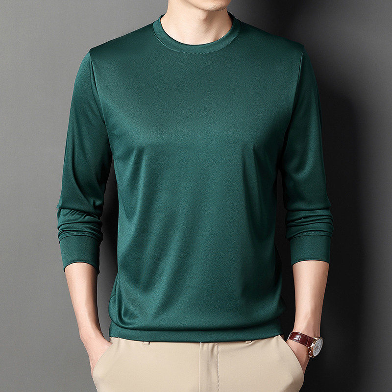 Ανδρικό φθινοπωρινό μπλουζάκι πόλο 2023 Slim Fit Casual υψηλής ποιότητας μακρυμάνικο μπλουζάκι σε 3 στυλ ανδρικά πουκάμισα