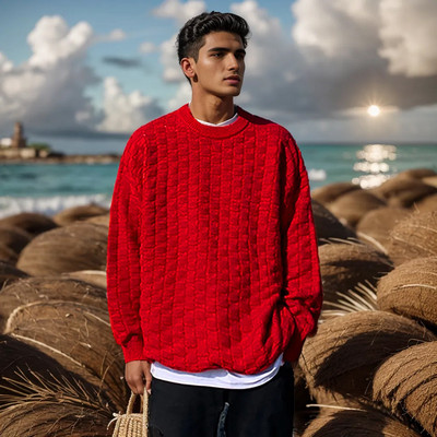 Visokokvalitetni topli muški pleteni džemperi Pulover Džemper Modni jesenski zimski gornji dijelovi odjeće Dugi rukavi Puloveri od pletenine