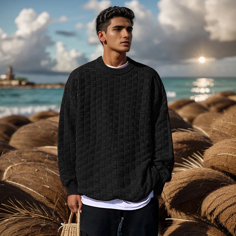 Visokokvalitetni topli muški pleteni džemperi Pulover Džemper Modni jesenski zimski gornji dijelovi odjeće Dugi rukavi Puloveri od pletenine