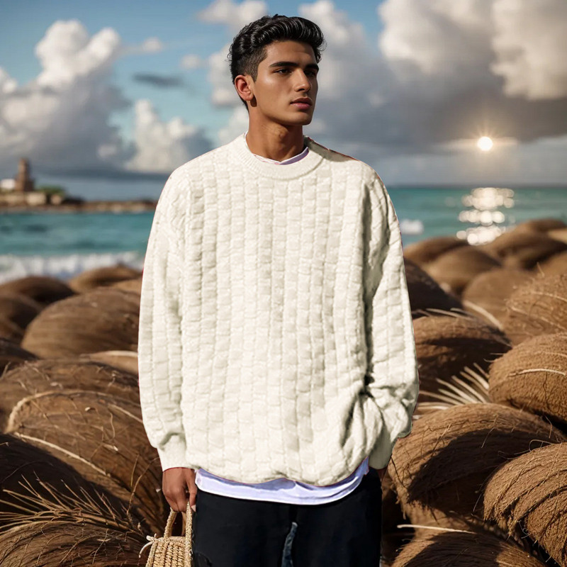 Visokokvalitetni topli muški pleteni džemperi Pulover Džemper Modni jesenski zimski gornji dijelovi odjeće Dugi rukavi Puloveri od pletenine