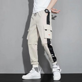 Κλασικό Streetwear Casual Παντελόνι Ανδρικές Κορδέλες Χαρέμ Παντελόνι Τζόκινγκ Ανδρικό Ανοιξιάτικο Παντελόνι Cargo με πολλές τσέπες Γυναικείο παντελόνι J95