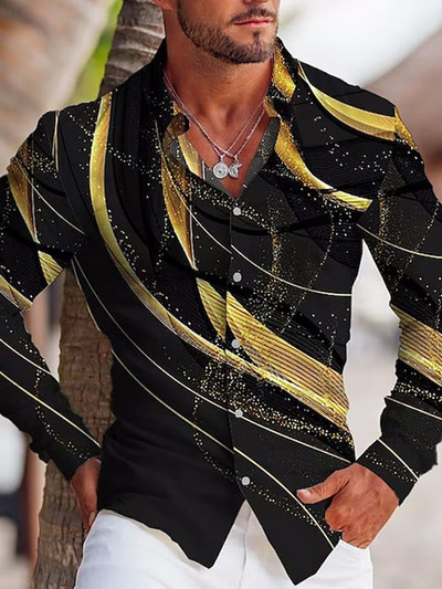 Πολυτελή ανδρικά ρούχα Casual fashion Zebra print πουκάμισο Home Party Prom Designer μονόστηθο Ζακέτα με μακρυμάνικο πουκάμισο