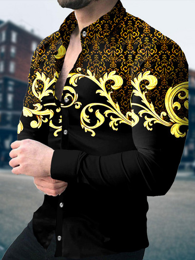 Πολυτελή ανδρικά ρούχα Casual fashion Zebra print πουκάμισο Home Party Prom Designer μονόστηθο Ζακέτα με μακρυμάνικο πουκάμισο