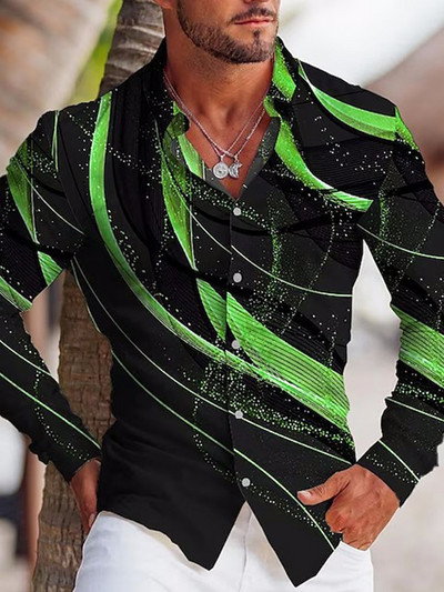 Πολυτελή ανδρικά ρούχα Casual fashion Zebra print πουκάμισο Home Party Prom Designer μονόστηθο Ζακέτα με μακρυμάνικο πουκάμισο