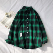 Nova proljetna crvena crna karirana košulja dugih rukava, muške uske pamučne ležerne košulje, muška odjeća, kaput, modni brend M-3XL