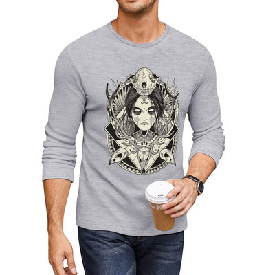 Nova vještica. Dugačka majica kratkih rukava Anime majica trenirke estetska odjeća muške grafičke majice velike i visoke