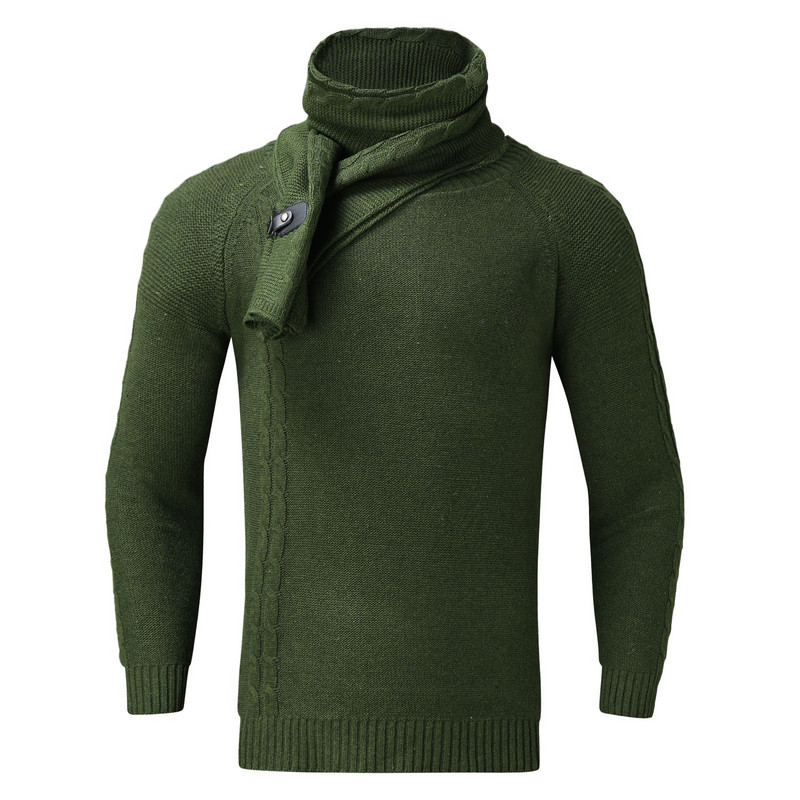 Talvine sall Pullover Meeste 2-osaline Komplektid Kampsun Pluus Pikkade varrukatega Kaelusega Tänavarõivad Retro vabaaja kootud kampsunid noortele