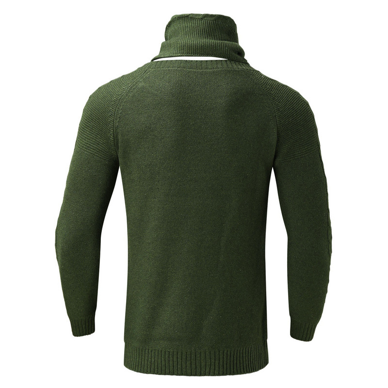 Talvine sall Pullover Meeste 2-osaline Komplektid Kampsun Pluus Pikkade varrukatega Kaelusega Tänavarõivad Retro vabaaja kootud kampsunid noortele