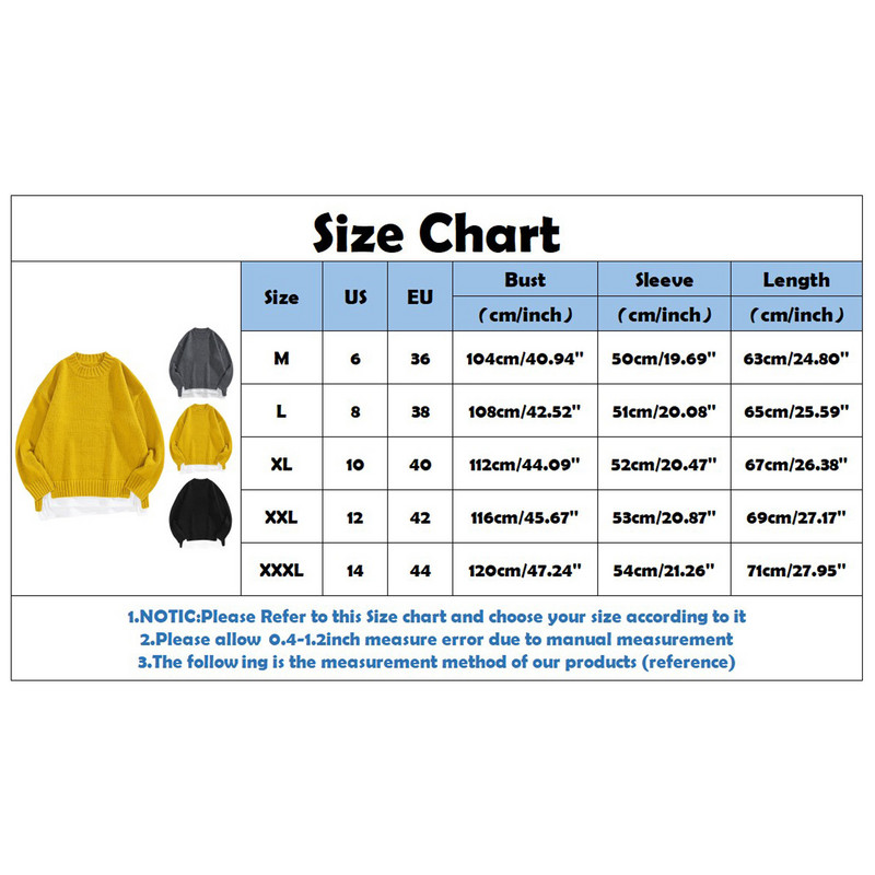 Ühevärviline meeste vabaaja pullover kampsun Splice pikkade varrukatega meeste rõivad ümara kaelusega pluus soe pehme mood uus kampsun