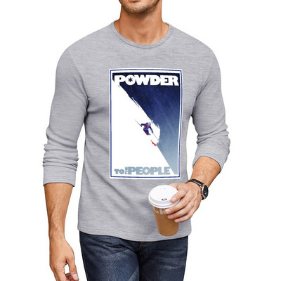 New Powder to the People Duga majica kratkih rukava prevelike majice Bluza prevelika majica smiješne majice kratkih rukava muška majica