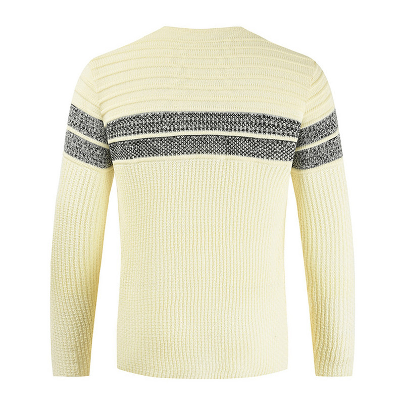 Ανδρικά Color Block Ζεστά πουλόβερ πουλόβερ με στρογγυλή λαιμόκοψη Casual πλεκτά πουλόβερ Ζεστά χειμωνιάτικα ανδρικά ρούχα Ρετρό μπλούζες