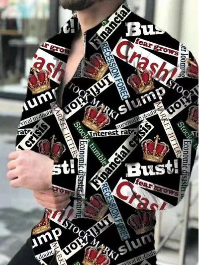 Proljetne muške havajske ležerne košulje s printom 2022. Brand Streetwear Muška odjeća Kardigan Vrhunska košulja dugih rukava