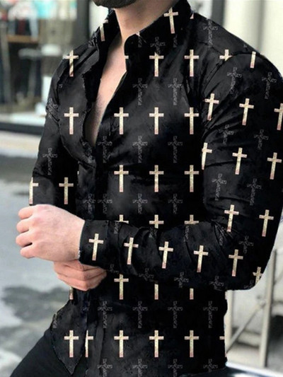 Proljetne muške havajske ležerne košulje s printom 2022. Brand Streetwear Muška odjeća Kardigan Vrhunska košulja dugih rukava