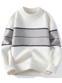 Ανδρικά πουλόβερ φθινοπωρινά χειμωνιάτικα πλεκτά πάτους επώνυμα ρούχα Pull Homme Casual Fashion Πλεκτά Πουλόβερ Ανδρικά A252