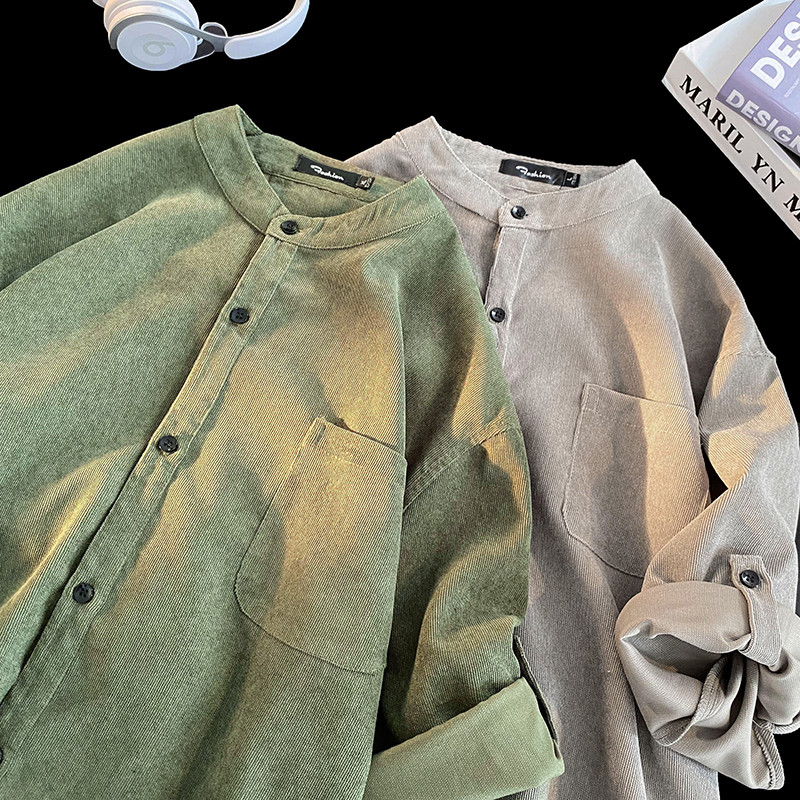 Meeste velvetist lühikeste varrukatega särgid Kevadsuvi Korea tippmood vabaaja vintage avar särk Meeste riided Suur 5XL