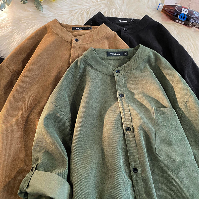 Meeste velvetist lühikeste varrukatega särgid Kevadsuvi Korea tippmood vabaaja vintage avar särk Meeste riided Suur 5XL