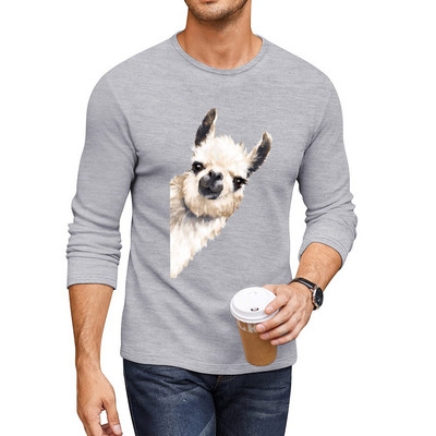 Nova dugačka majica s kratkim rukavima Sneaky Llama Anime majica kratkih rukava veće veličine hippie odjeća muška majica za vježbanje