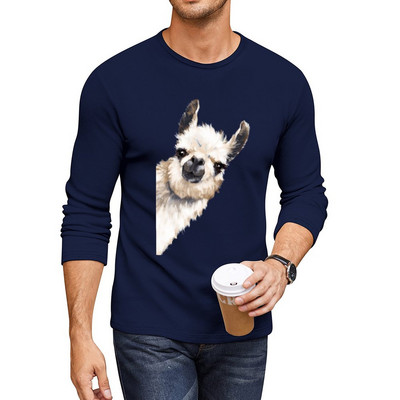 Nova dugačka majica s kratkim rukavima Sneaky Llama Anime majica kratkih rukava veće veličine hippie odjeća muška majica za vježbanje