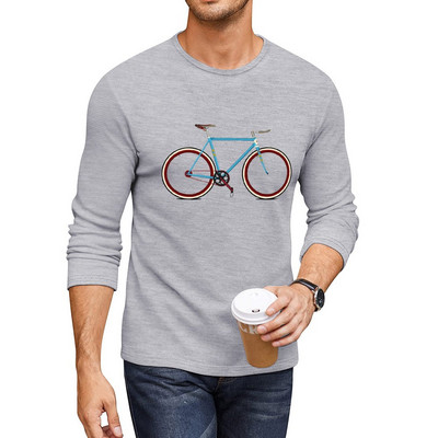 Uus Bike Long T-särk meeste t-särk Esteetiline riietus kiiresti kuivav särk meestele