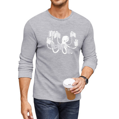 New Armed With Knowledge Duga majica kratkih rukava Bluza brzo sušeća košulja Sportske navijačke majice vintage odjeća muška majica