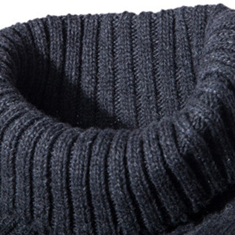 Φθινοπωρινό χειμωνιάτικο ανδρικό πουλόβερ με ζιβάγκο από μασίφ μάλλινο ζεστό μανίκι λεπτό πουλόβερ Νέα πουλόβερ με ψηλό γιακά Καυτές εκπτώσεις