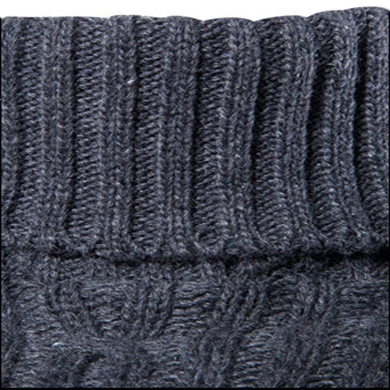 Φθινοπωρινό χειμωνιάτικο ανδρικό πουλόβερ με ζιβάγκο από μασίφ μάλλινο ζεστό μανίκι λεπτό πουλόβερ Νέα πουλόβερ με ψηλό γιακά Καυτές εκπτώσεις