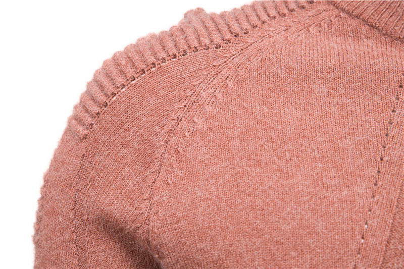 Φθινοπωρινά Ανδρικά πουλόβερ Πουλόβερ Στρογγυλό γιακά Βαμβακερό Πλεκτό Πουλόβερ Casual Μασίφ Μανίκι Φαρδιά Εφαρμογή Ανδρικά Ανδρικά Ρούχα