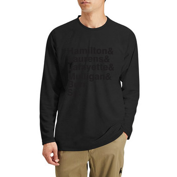 Νέο The Hamilton Crew Long T-Shirt plus size tops κορεατικής μόδας μαύρο μπλουζάκι μπλουζάκι για άνδρες