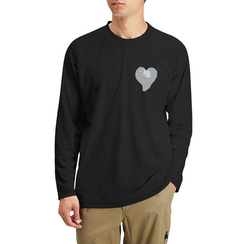 Uus Glowing Up Album Art Long T-särk graafiline T-särk anime meeste T-särgid