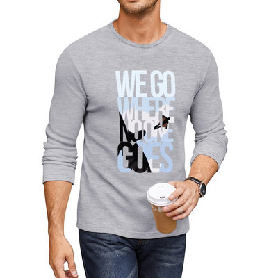 Nou Where No One Goes Long Tricou haine barbati camasa animal print Bluza barbati tricouri grafice amuzante