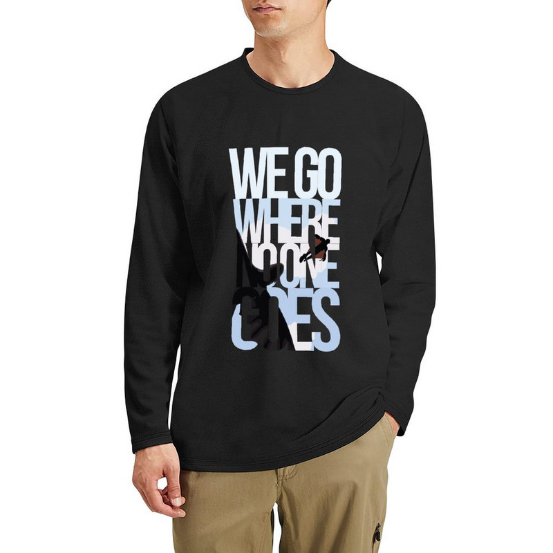 Nou Where No One Goes Long Tricou haine barbati camasa animal print Bluza barbati tricouri grafice amuzante