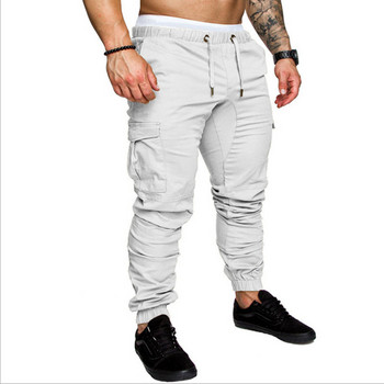 Ανδρικά καθημερινά παντελόνια μόδας Μεγάλη τσέπη Hip Hop Harem Παντελόνι Ποιοτικό Παντελόνι Φούτερ Μαλακό ανδρικό Jogger Παντελόνι παντελόνι
