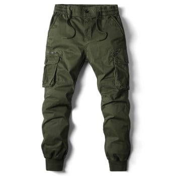 Ανδρικά παντελόνια Cargo Jogging Casual Παντελόνια Βαμβακερά Ολόσωμο Στρατιωτικό Μεγάλο Μέγεθος Ανδρική Εργασία Tactical αθλητική φόρμα παντελόνι Streetwear