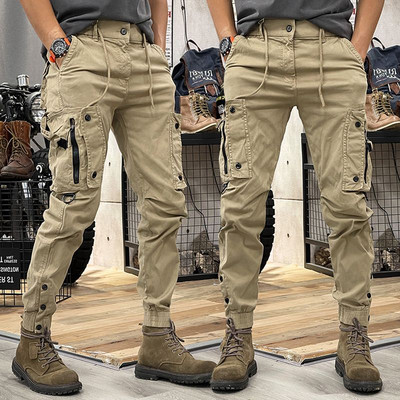 Παντελόνι Camo Navy Man Harem Y2K Tactical Military Cargo Παντελόνι για άνδρες Τεχνικά ρούχα υψηλής ποιότητας για εξωτερικούς χώρους Hip Hop Work Stacked Slacks