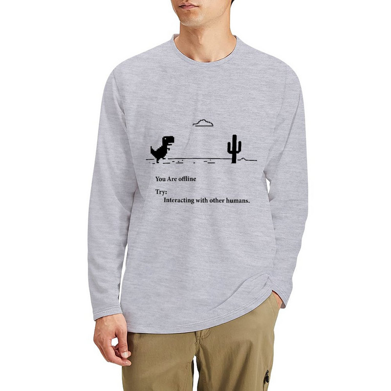 Novo Vi ste izvan mreže Isprobajte: Interacting with other humans Duga majica Prevelika grafika majice Muška grafika majice