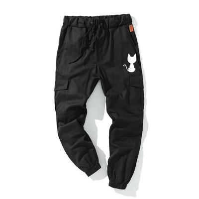 Nove muške hlače za 2022. Muške joggers Jednobojne hlače s više džepova Trenirke Muške hlače Hip Hop Harem Joggers hlače