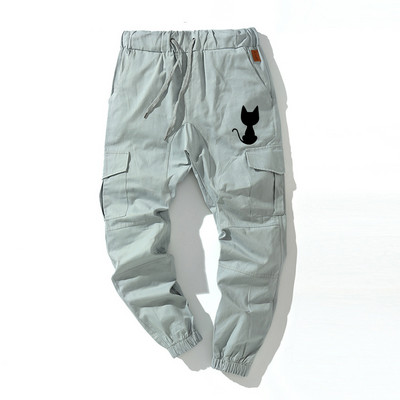 Nove muške hlače za 2022. Muške joggers Jednobojne hlače s više džepova Trenirke Muške hlače Hip Hop Harem Joggers hlače