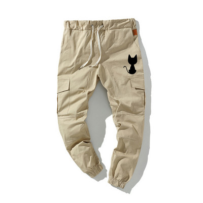 Nove muške hlače za 2022. Muške joggers Jednobojne hlače s više džepova Trenirke Muške hlače Hip Hop Harem Joggers hlače