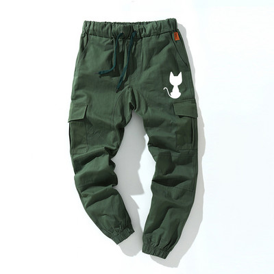 Nove muške hlače za 2022. Muške joggers Jednobojne hlače s više džepova Trenirke Muške hlače Hip Hop Harem Joggers hlače