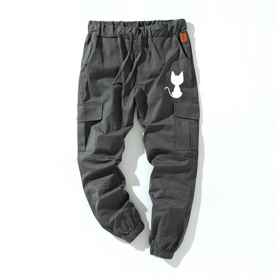 Nove muške hlače za 2022. Muške joggers Jednobojne hlače s više džepova Trenirke Muške hlače Hip Hop Harem Joggers hlače