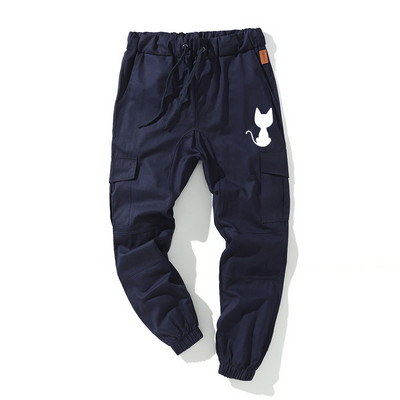 Nove muške hlače za 2022. Muške joggers Jednobojne hlače s više džepova Trenirke Muške hlače Hip Hop Harem Joggers hlače