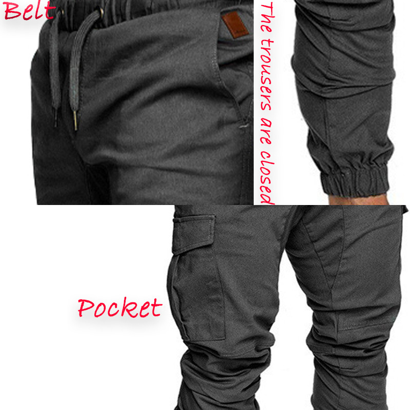 Nove muške hlače za 2022. Muške joggers Jednobojne hlače s više džepova Trenirke Muške hlače Hip Hop Harem Joggers hlače