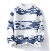 Πουλόβερ Ανδρικά Πουλόβερ Χειμερινής Μόδας 2023 Παχύ πουλόβερ Κορεατικού στυλ Ανδρικά πουλόβερ Φθινοπωρινά Ανδρικά μάλλινα πουλόβερ πλήρους μεγέθους S-3XL