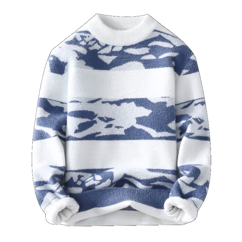 Πουλόβερ Ανδρικά Πουλόβερ Χειμερινής Μόδας 2023 Παχύ πουλόβερ Κορεατικού στυλ Ανδρικά πουλόβερ Φθινοπωρινά Ανδρικά μάλλινα πουλόβερ πλήρους μεγέθους S-3XL