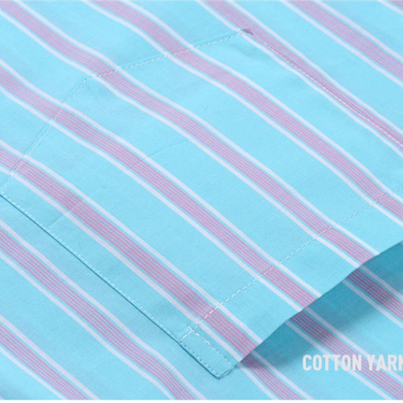 Ανδρικό πουκάμισο 100% βαμβακερό ριγέ Φθινόπωρο Νέα άφιξη Μόδα Μακρυμάνικο Leisure Λεπτό Breathe Δωρεάν Απαλή Εφαρμογή Ανδρικά ρούχα για επαγγελματίες