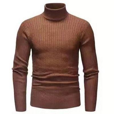 Sügistalv 2023, paks, soe meeste kampsun, kõrge krae, pikkade varrukatega, õhukesed rõivad, meeste uus mood, vabaaja massiivsed meeste topid