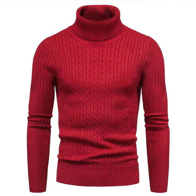 Sügistalv 2023, paks, soe meeste kampsun, kõrge krae, pikkade varrukatega, õhukesed rõivad, meeste uus mood, vabaaja massiivsed meeste topid