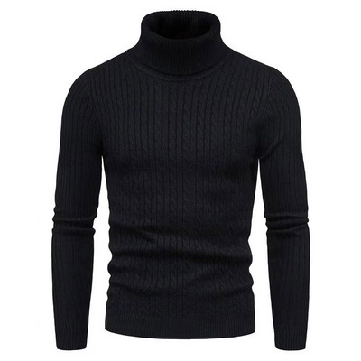 Sügistalv 2023, paks, soe meeste kampsun, kõrge krae, pikkade varrukatega, õhukesed rõivad, meeste uus mood, vabaaja massiivsed meeste topid