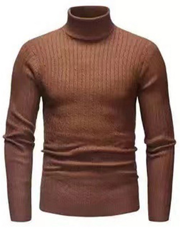 Sügistalv 2023, paks, soe meeste kampsun, kõrge krae, pikkade varrukatega, õhukesed rõivad, meeste uus mood, vabaaja massiivsed meeste topid